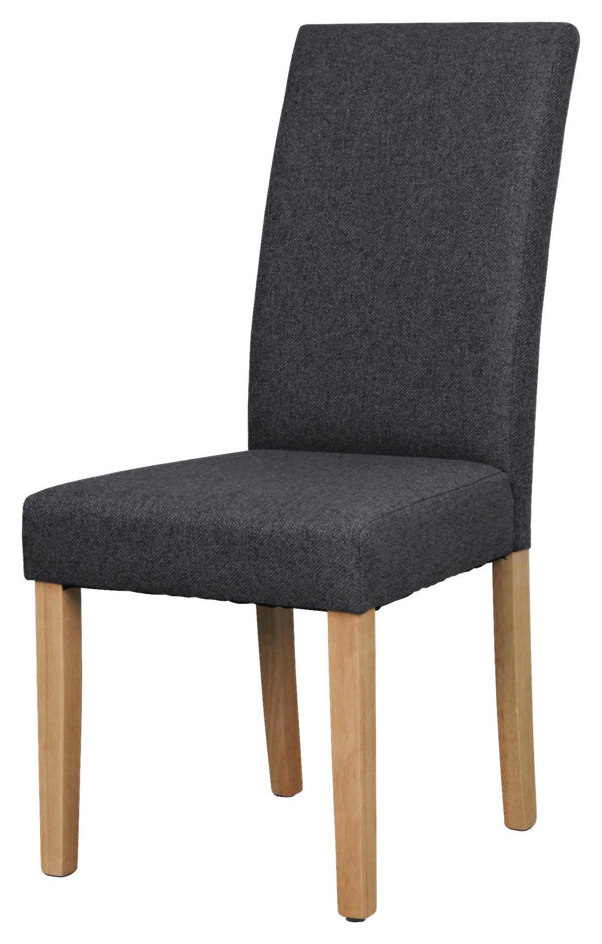 STUHL-SET - Dunkelgrau/Schwarz, MODERN, Holz/Textil (47/99,5/60cm) - MID.YOU