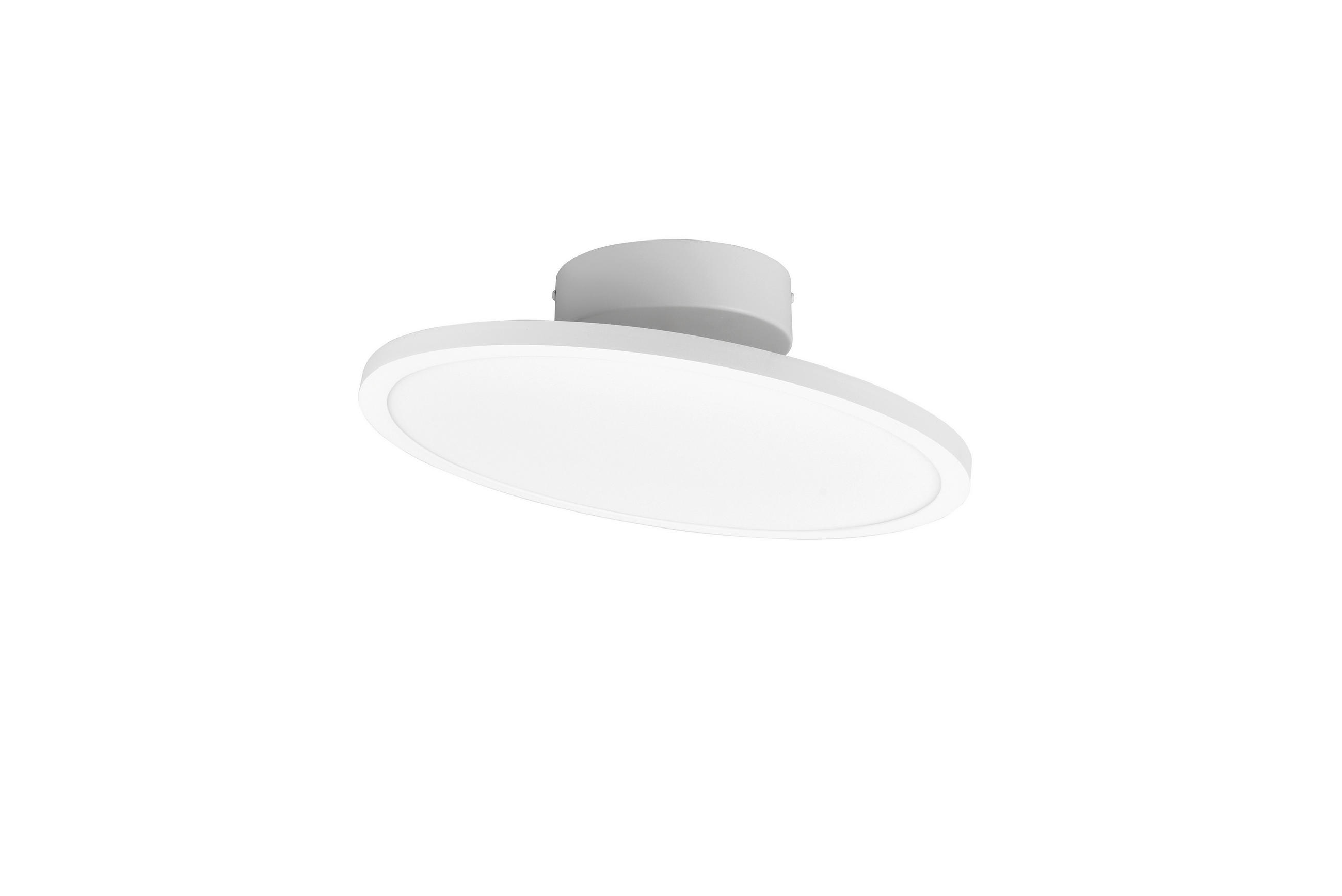 LED-DECKENLEUCHTE 40/12 cm   - Weiß, Design, Metall (40/12cm)