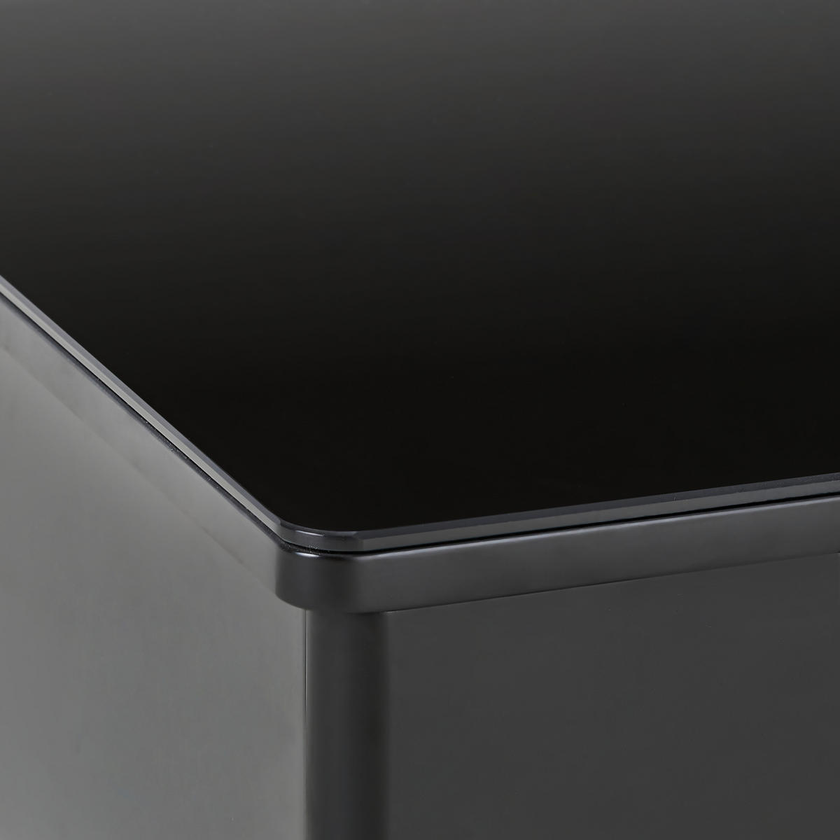 KLUBSKA MIZA, 70/40,5-65,5/60 cm črna  - črna, Design, kovina (70/40,5-65,5/60cm) - Livetastic