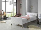 BETT 90/200 cm Weiß  - Weiß, KONVENTIONELL (90/200cm) - MID.YOU