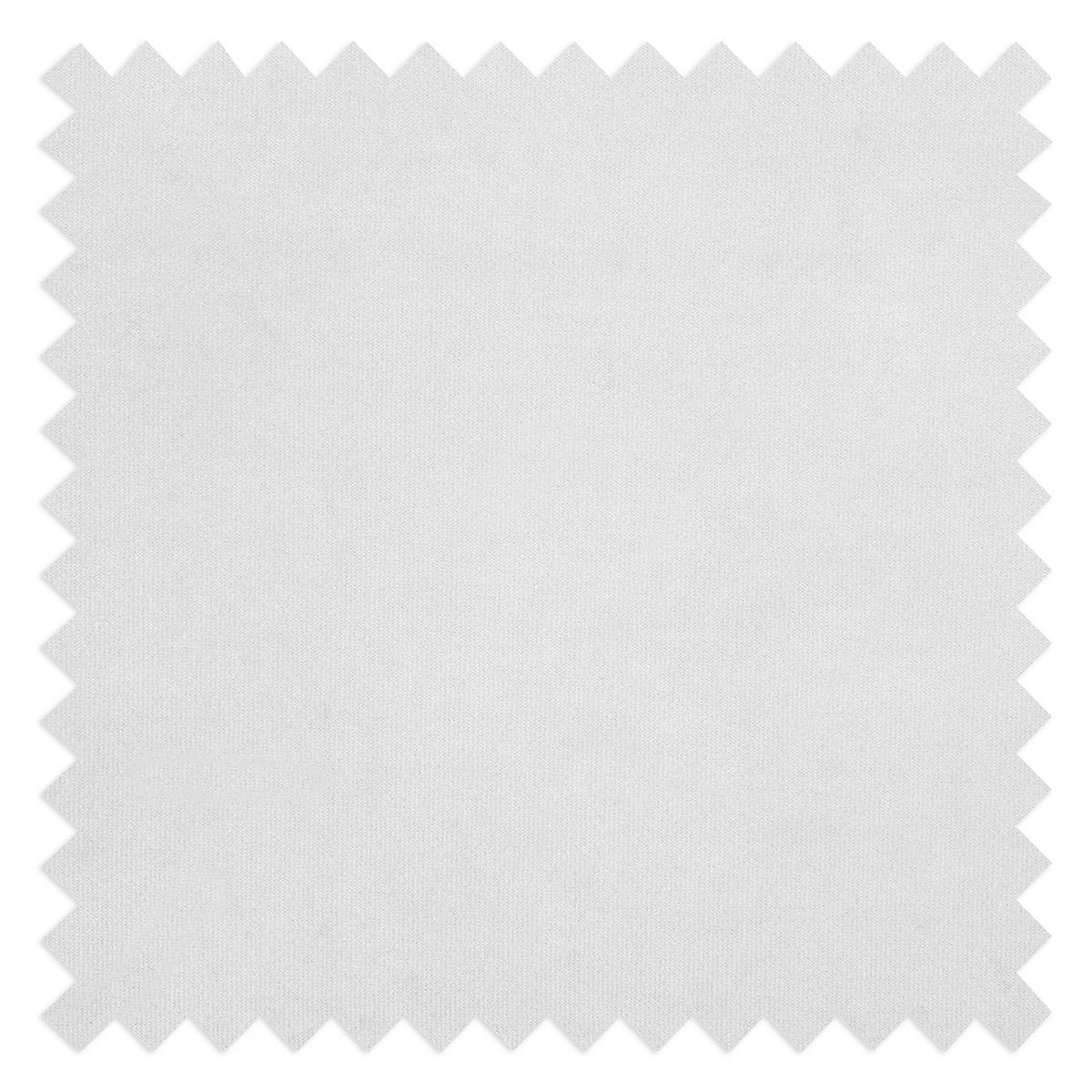 SESSEL in Samt Weiß  - Schwarz/Weiß, Design, Holz/Textil (74/86/100cm) - P & B