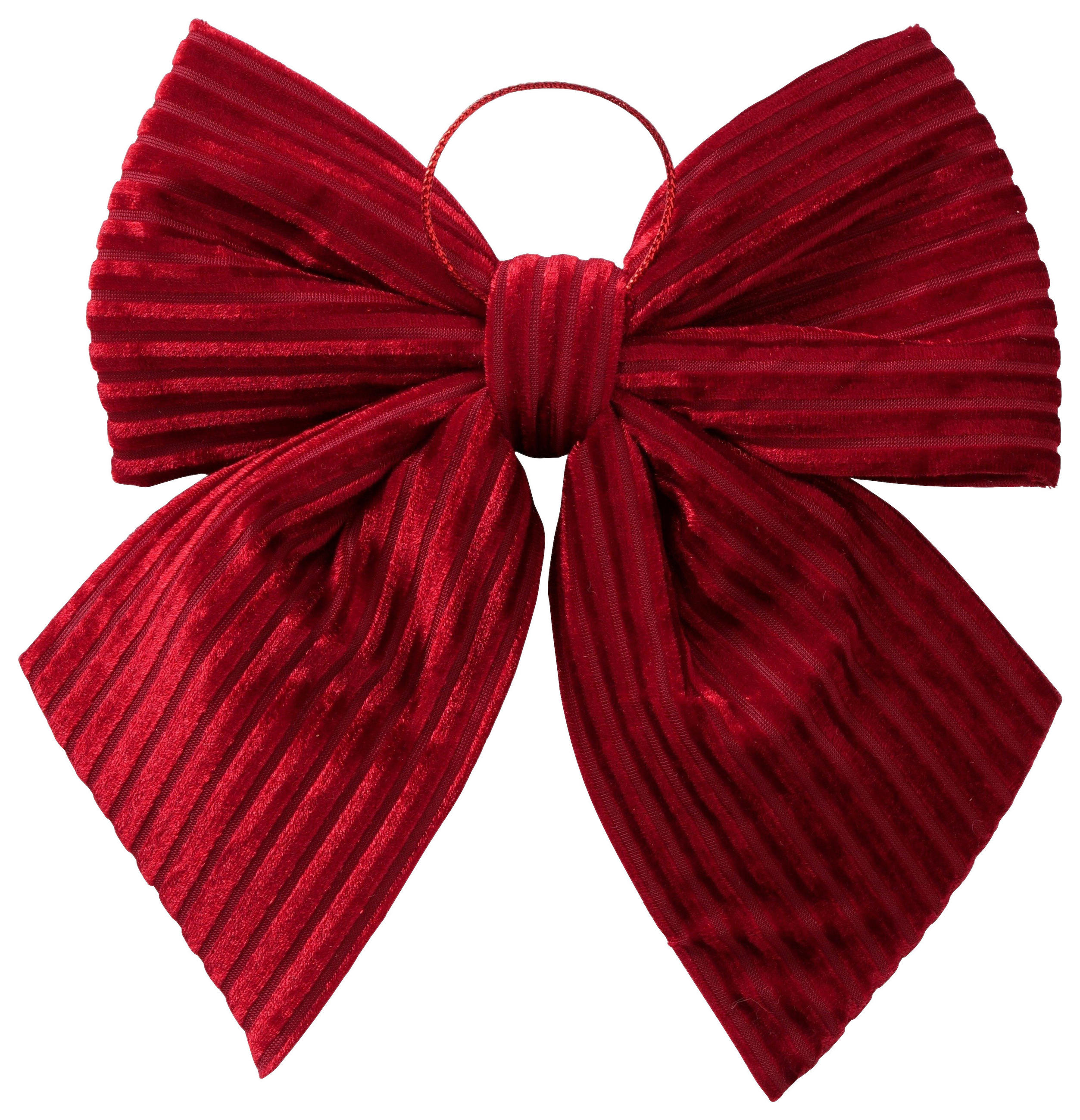 DEKOHÄNGER - Rot, LIFESTYLE, Textil (17/20/2cm)