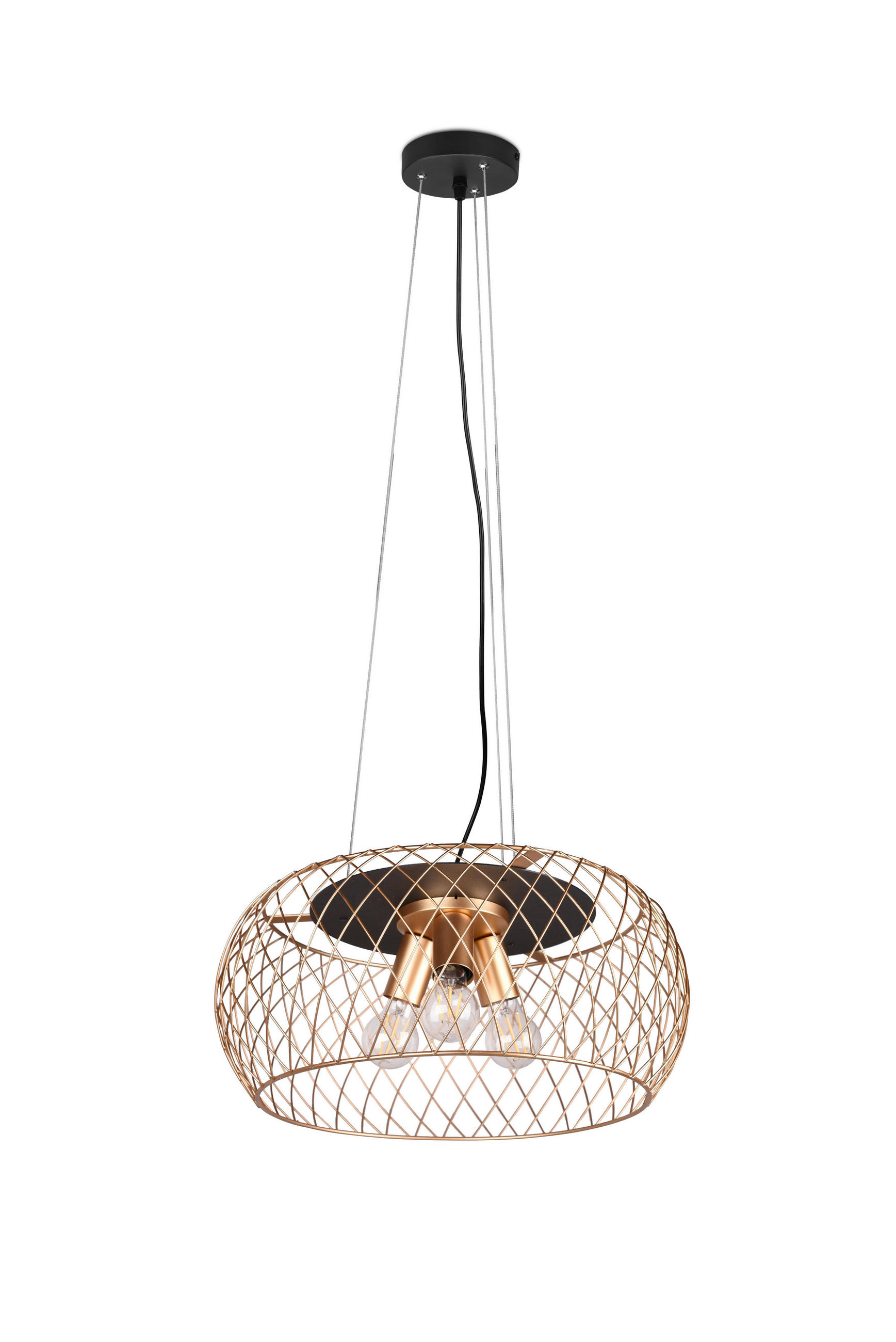HÄNGELEUCHTE 50/150 cm    - Messingfarben, Lifestyle, Metall (50/150cm) - Trio Leuchten