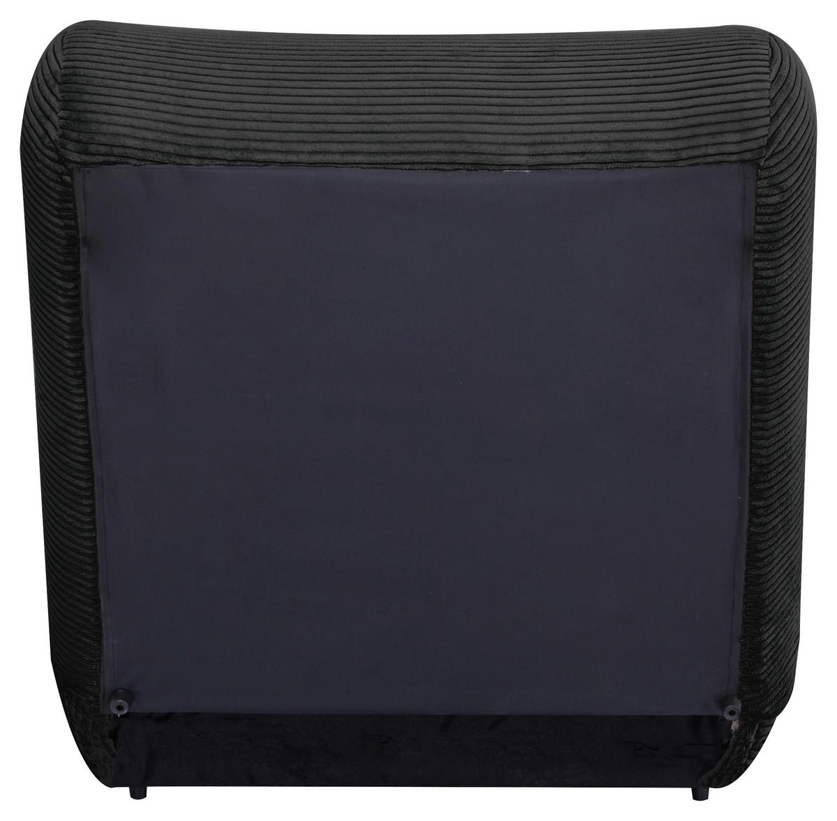SCHLAFSESSEL in Cord Schwarz  - Schwarz, Design, Textil (81/88/160cm) - Livetastic