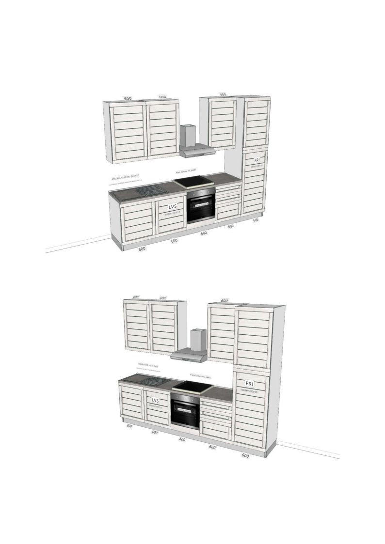 KUHINJSKI BLOK   - Osnovno (300/240/60cm) - Xora