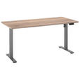 SCHREIBTISCH 160/77/75-118 cm  in Sonoma Eiche  - Sonoma Eiche, Basics, Holzwerkstoff/Metall (160/77/75-118cm) - Xora