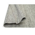 HANDWEBTEPPICH 80/250 cm Helsinki Graubraun  - Graubraun, Basics, Textil (80/250cm) - Linea Natura