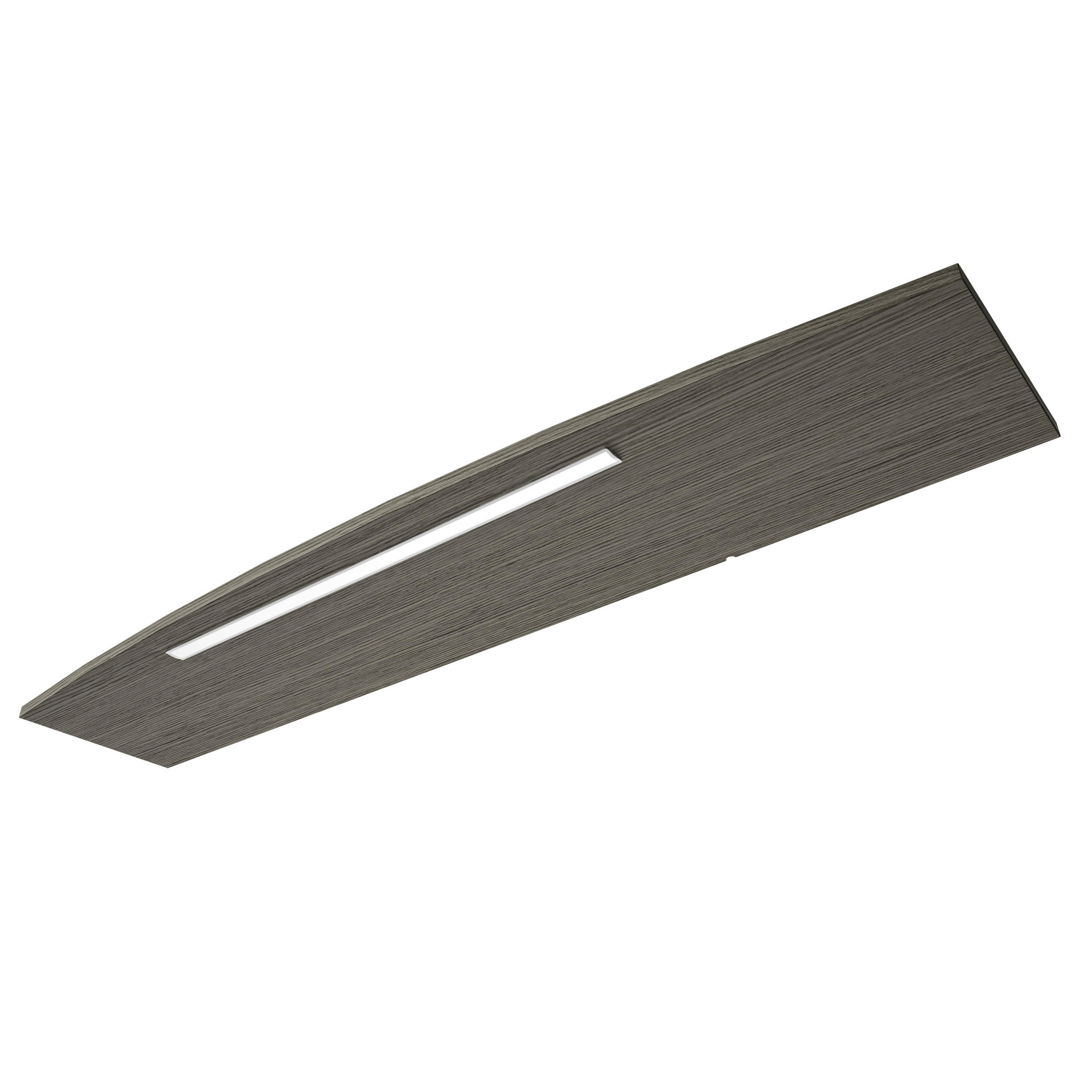 PÁRKÁNYVILÁGÍTÁS LED izzó  - grafitszürke, Konventionell, faalapú anyag (122/1,6/26,5cm) - Sadena