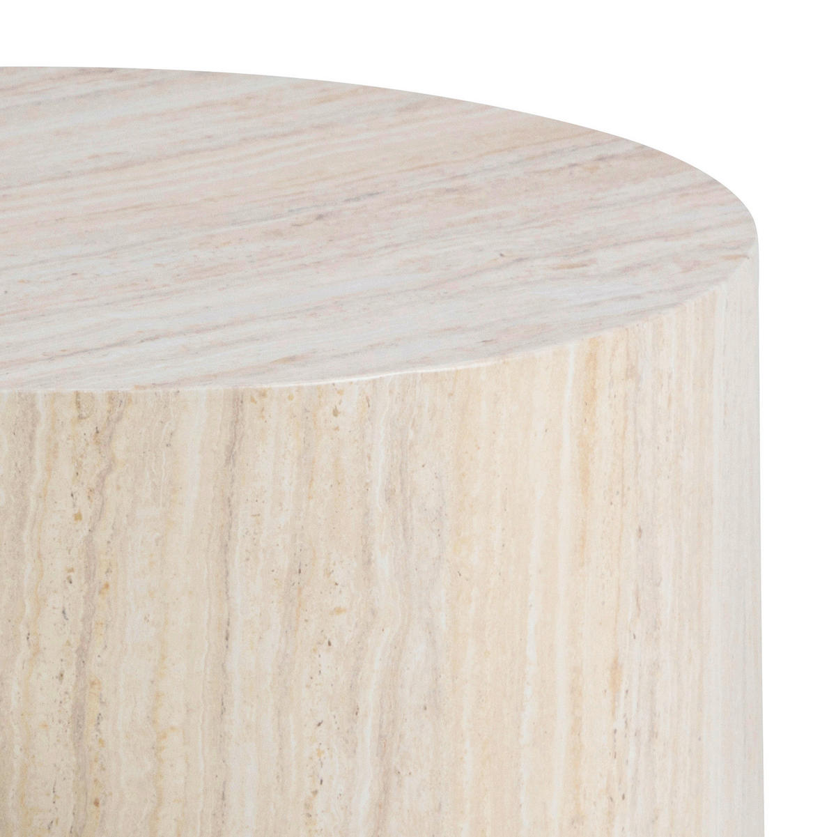 COUCHTISCHSET zylindrisch Beige  - Beige, Design, Holzwerkstoff (58/58/40cm) - MID.YOU