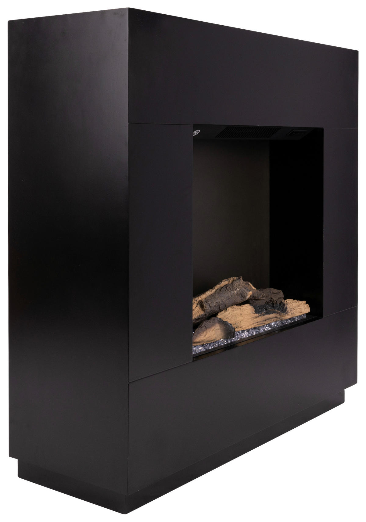 ELEKTROKAMIN - Schwarz, Basics, Holzwerkstoff (80/76/26cm)
