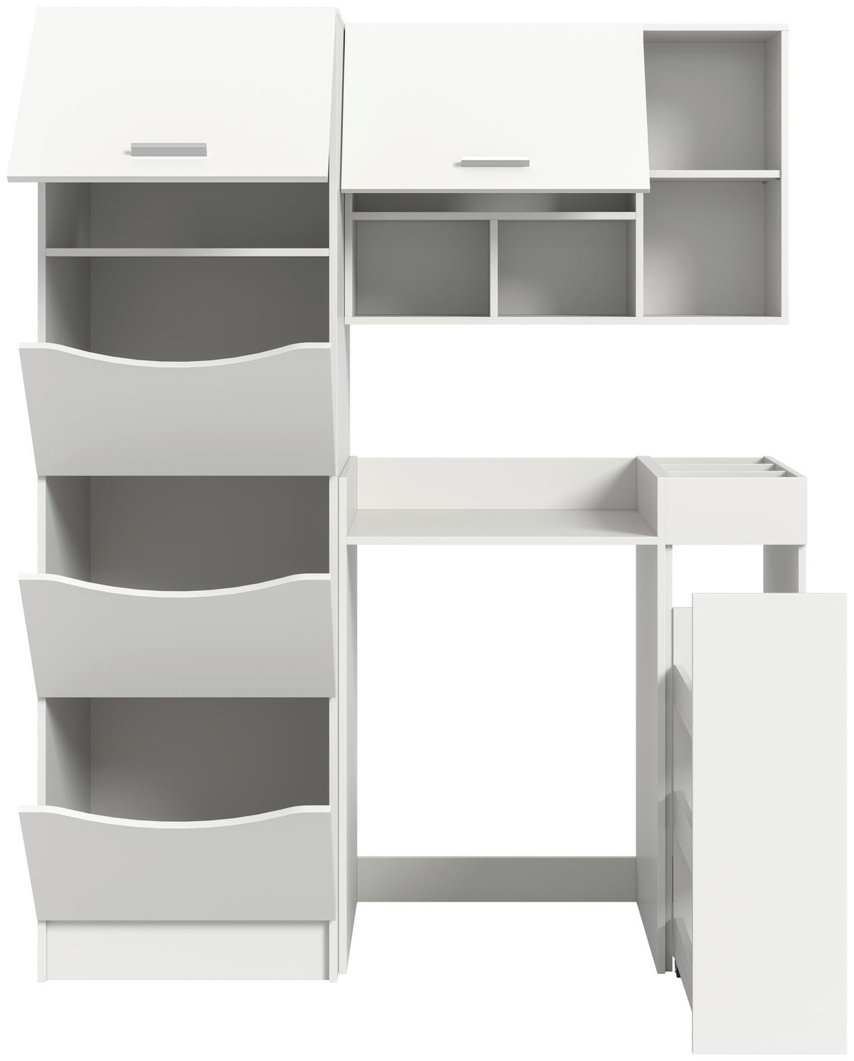 HAUSWIRTSCHAFTSRAUM 145/195/62 cm Weiss  - Weiss, Basics, Holzwerkstoff (145/195/62cm) - MID.YOU