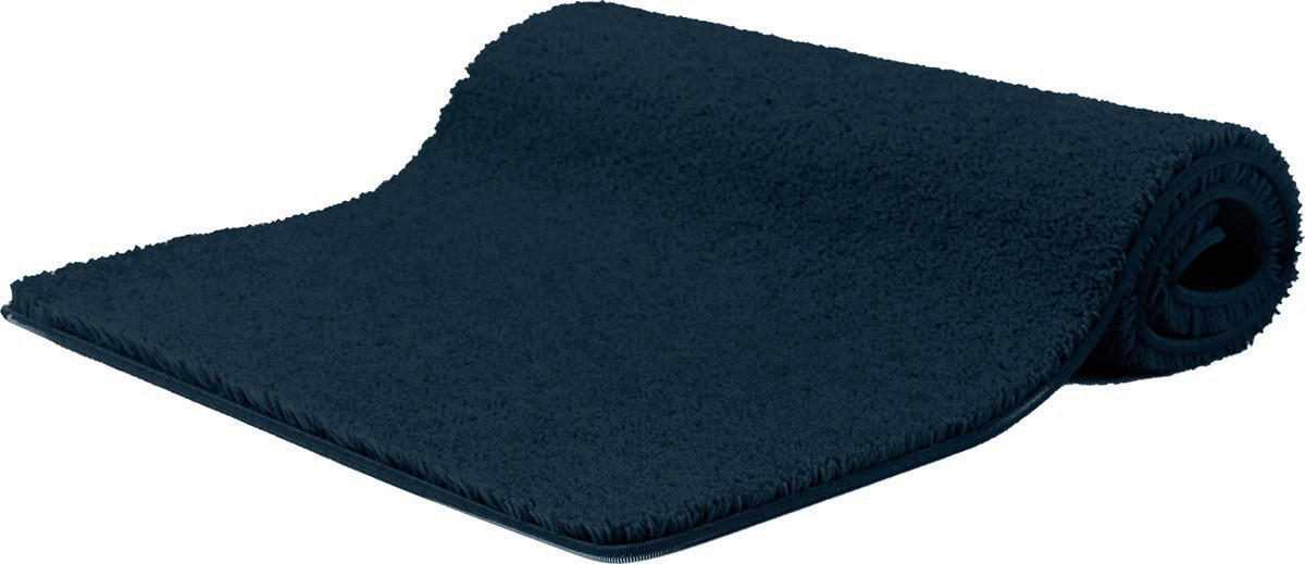 BADEMATTE Schwarz 60/100 cm  - Schwarz, Basics, Kunststoff/Textil (60/100cm) - Grund