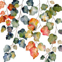 SERVIETTE    - Multicolor, Natur, Papier (17.5/17.5cm) - PPD