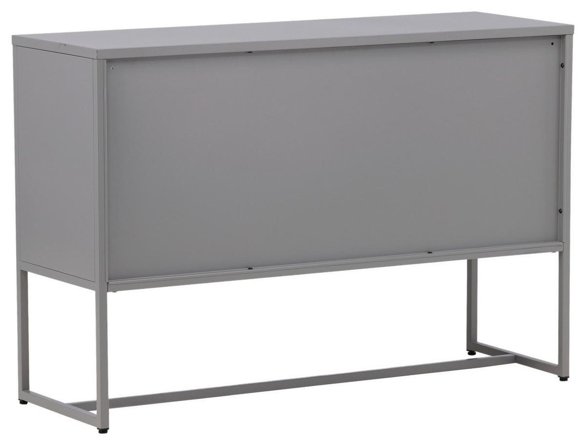 SIDEBOARD  in 120/80/40 cm  - Hellgrau, Design, Metall (120/80/40cm) - Livetastic