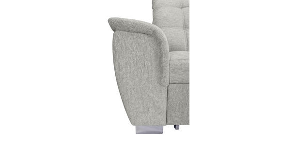 ECKSOFA Beige Chenille - Chromfarben/Beige, KONVENTIONELL, Kunststoff/Textil (260/205cm) - Carryhome
