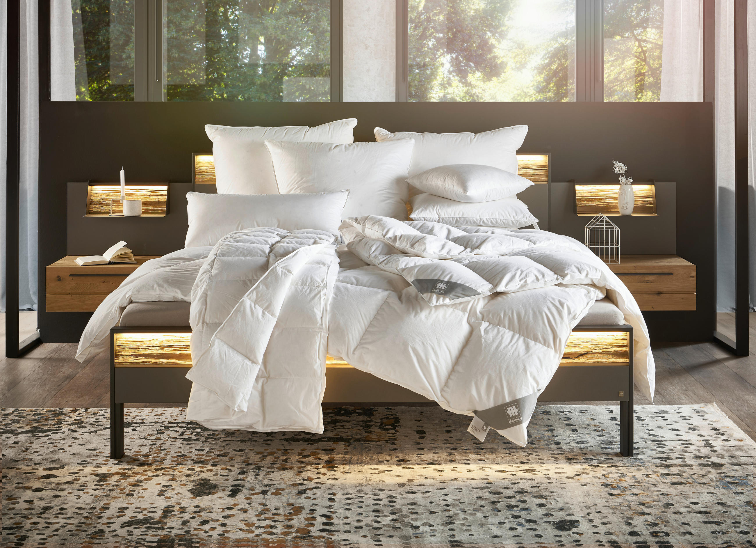 Thumbnail - Musterring Winterdecke Dreamz, Weiß, Textil, Füllung: Daunen,Daunen, 135x200 cm, Oeko-Tex® Standard 100, Downpass, Schla...