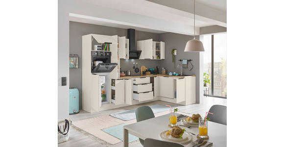 ECKKÜCHE 310/175 cm  in Kaschmir  - Kaschmir/Schwarz, Basics, Holzwerkstoff/Metall (310/175cm) - Xora