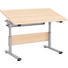 JUGENDSCHREIBTISCH Ahorn Ahornfarben, Silberfarben - Silberfarben/Ahornfarben, Design, Metall (140/70cm) - Paidi JUGENDSCHREIBTISCH Ahorn Ahornfarben, Silberfarben - Silberfarben/Ahornfarben, Design, Metall (140/70cm) - Paidi