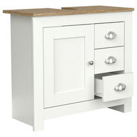 WASCHBECKENUNTERSCHRANK 65/58/30 cm  - Honigeiche/Eichefarben, MODERN, Holzwerkstoff/Metall (65/58/30cm) - MID.YOU