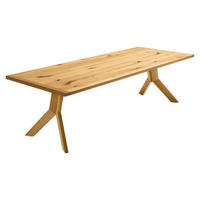 ESSTISCH in Holz 140/100/75 cm  - Wildeiche, Design, Holz (140/100/75cm) - TEAM 7