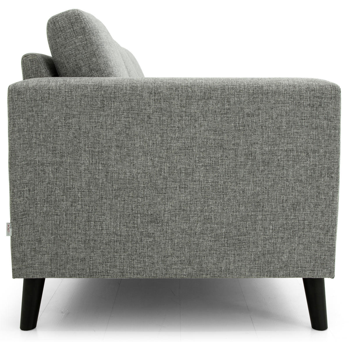 SOFFA i grå  - svart/grå, Design, trä/textil (214/86/84cm) - Best Price