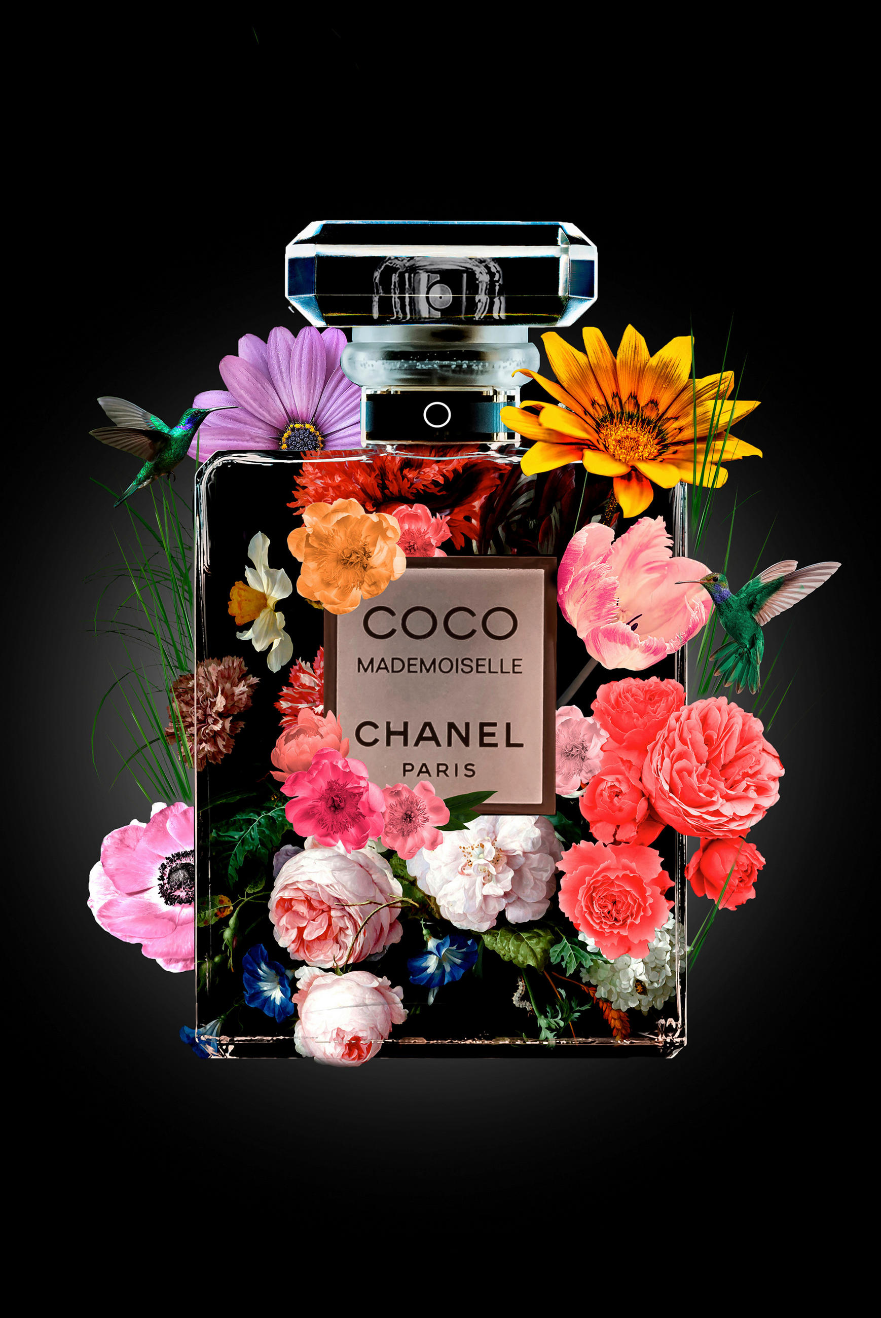 BILD 90/135 cm  - Multicolor/Schwarz, Design, Kunststoff (90/135cm) - Wandkraft