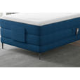 BOXSPRINGBETT 100/200 cm  in Royalblau  - Royalblau/Schwarz, Natur, Textil/Metall (100/200cm) - Esposa