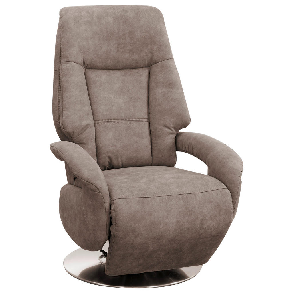 Thumbnail - Sit & More Relaxsessel, Taupe, Textil, 74x111x77 cm, Goldenes M, Oeko-Tex® Standard 100, Made in Europe, DGM-Klimapakt, ...