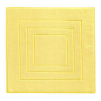 BADEMATTE Gelb 60/60 cm  - Gelb, Basics, Textil (60/60cm) - Vossen