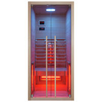 INFRAROTKABINE für 1 Personen RUBY 1  - Naturfarben, Basics, Holz (90,5/195/100cm) - Sanotechnik