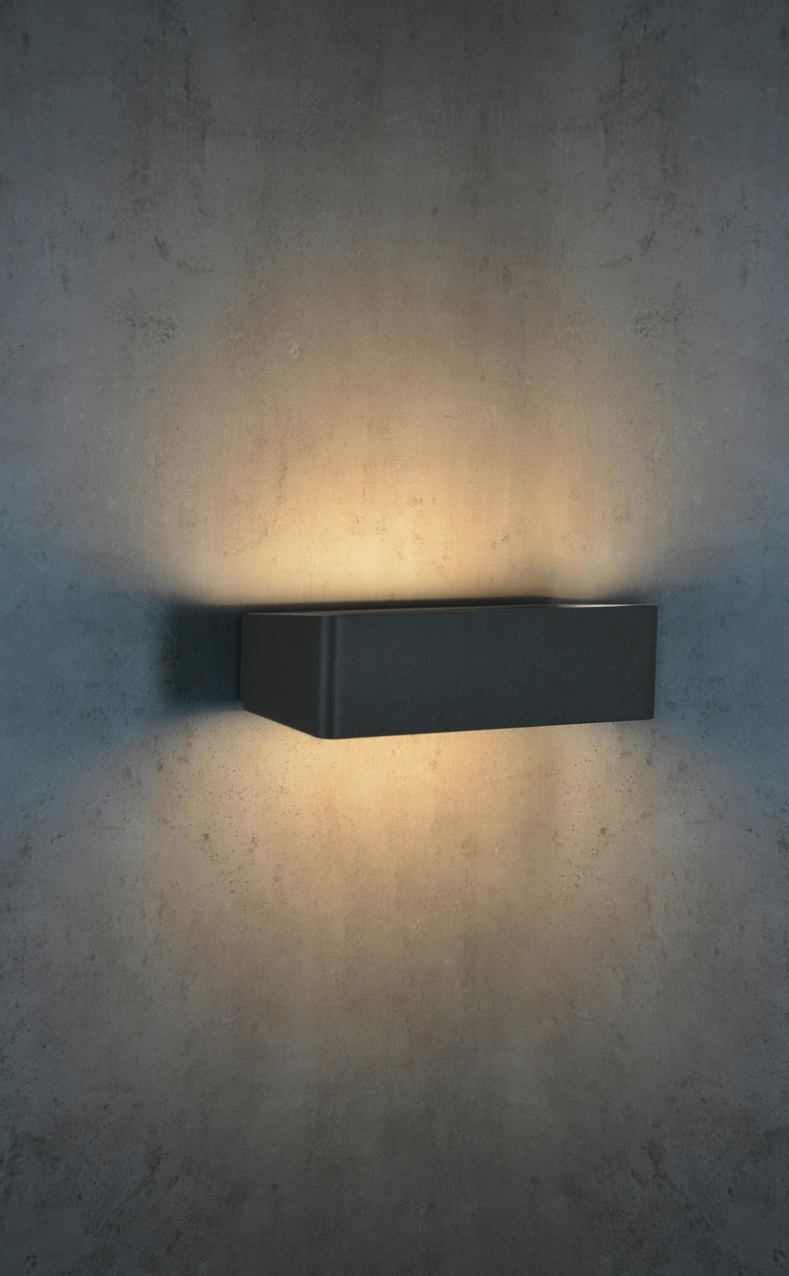 AUßENWANDLEUCHTE 7/24,8/11,7 cm   - Anthrazit, Design, Metall (7/24,8/11,7cm)