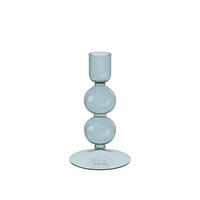 KERZENHALTER - Pastellblau, KONVENTIONELL, Glas (7,5/7,5/13,5cm) - like.Villeroy & Boch