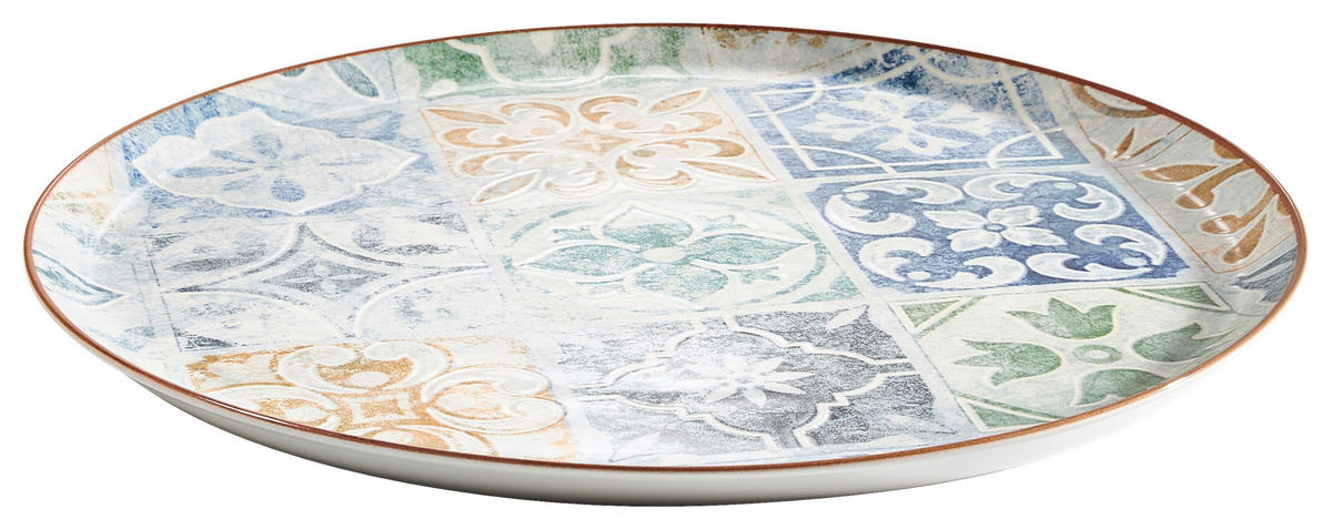 PIZZATELLER Steinzeug  - Blau/Gelb, LIFESTYLE, Keramik (31,5cm) - Ritzenhoff Breker