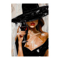 LEINWANDBILD Frauen 70/100 cm  - Multicolor, Basics, Holz/Textil (70/100cm)