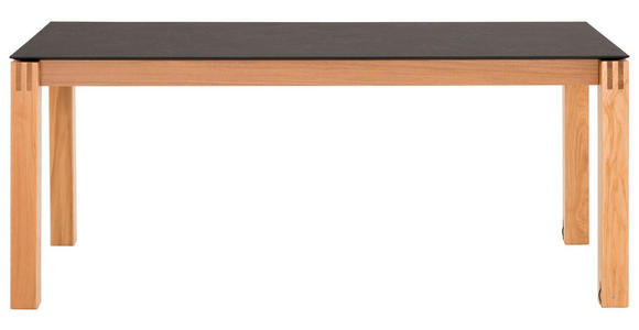 ESSTISCH in Holz, Kunststoff 160-260/100/76 cm  - Eichefarben/Graphitfarben, Design, Holz/Kunststoff (160-260/100/76cm) - Dieter Knoll