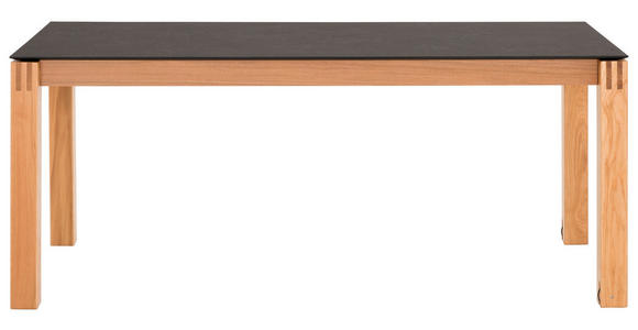 ESSTISCH in Holz, Kunststoff 160-260/90/76 cm  - Eichefarben/Graphitfarben, Design, Holz/Kunststoff (160-260/90/76cm) - Dieter Knoll