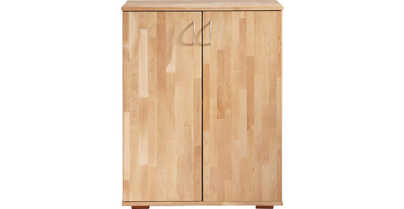 AKTENSCHRANK Kernbuche massiv Kernbuche  - Kernbuche, Design, Holz (73/90/38cm) - Carryhome