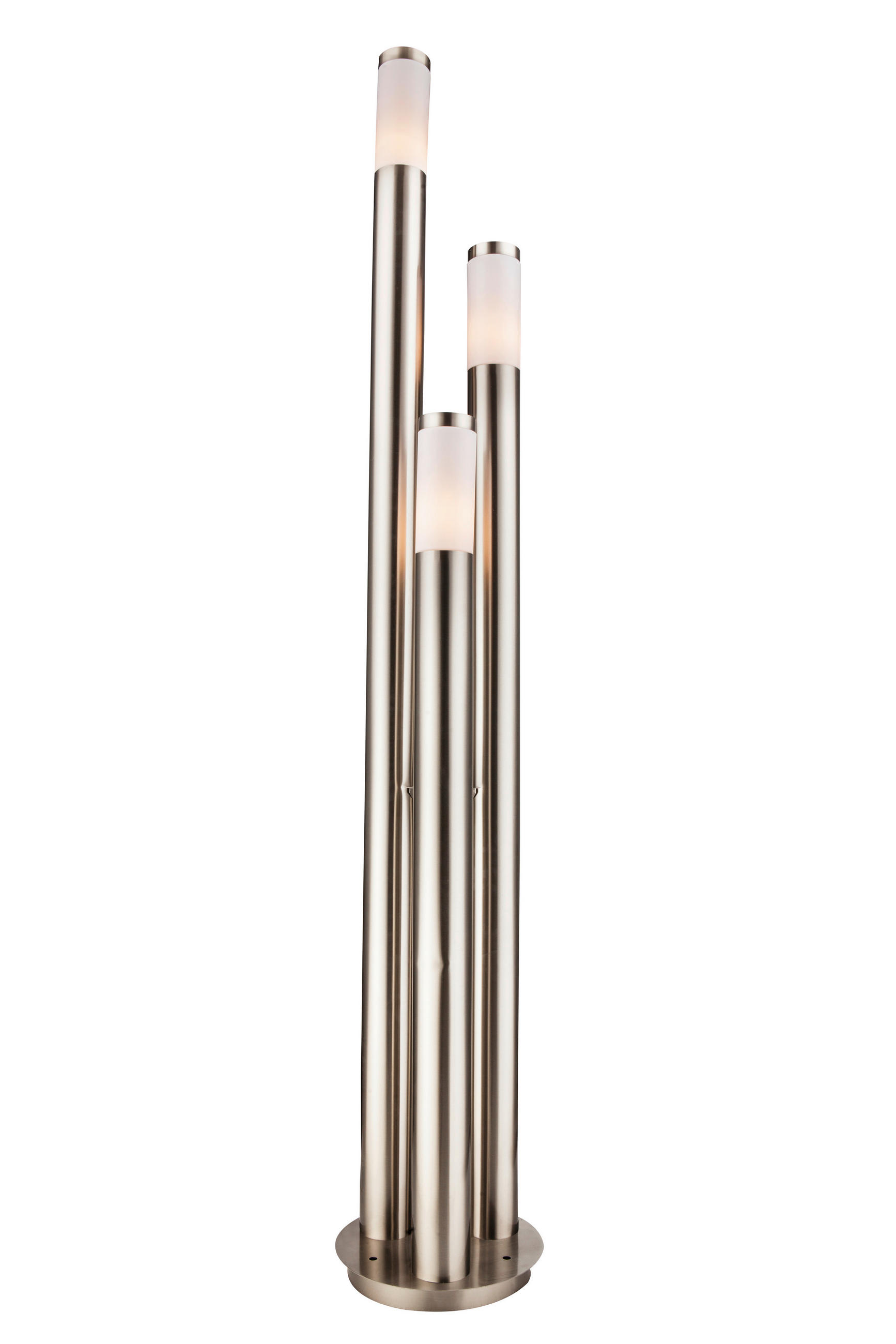 SVJETILJKA PODNA VANJSKA Boston  - boje oplemenjenog čelika/opalna, Basics, metal/plastika (28/170cm) - Globo