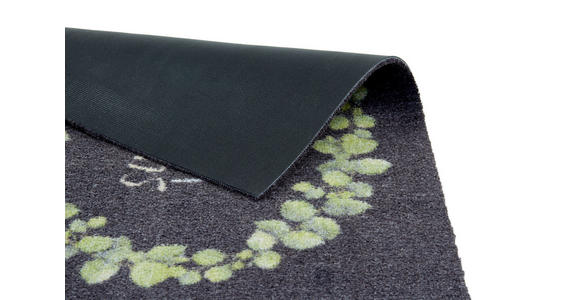FUßMATTE 50/70 cm - Schwarz/Grün, Design, Textil (50/70cm) - Esposa