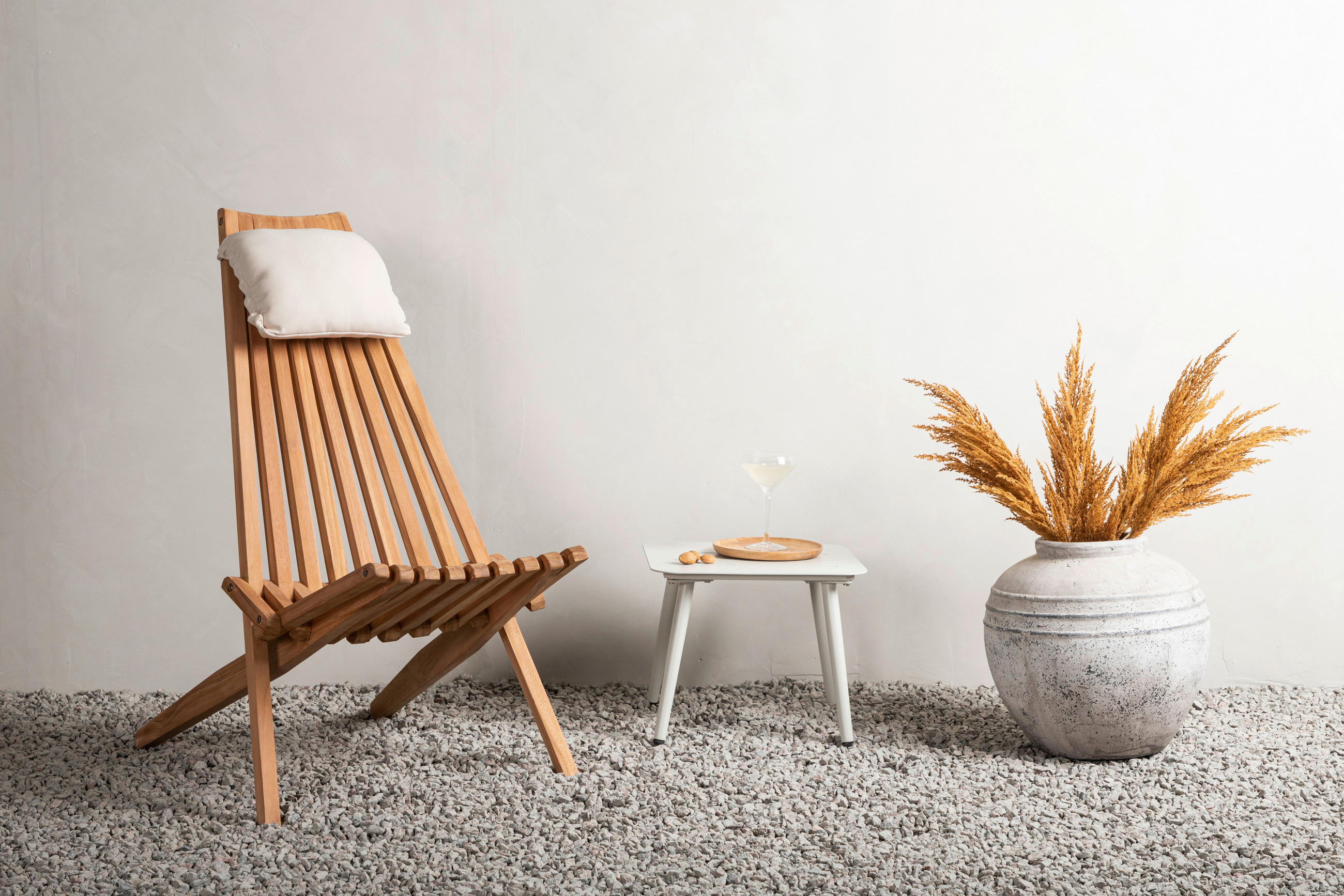 LOUNGESESSEL in Holz Goldfarben - Goldfarben, KONVENTIONELL, Holz (86/100/68cm) - Gardenson