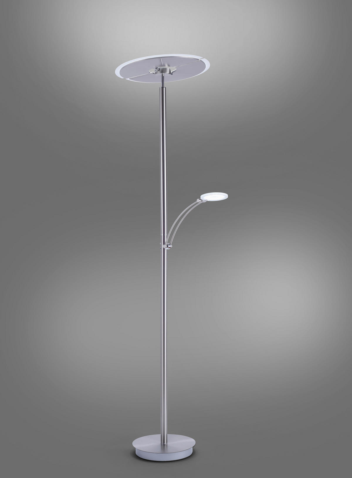 LED-DECKENFLUTER 68/45,5/200,3 cm    - Silberfarben, Basics, Metall (68/45,5/200,3cm) - Paul Neuhaus
