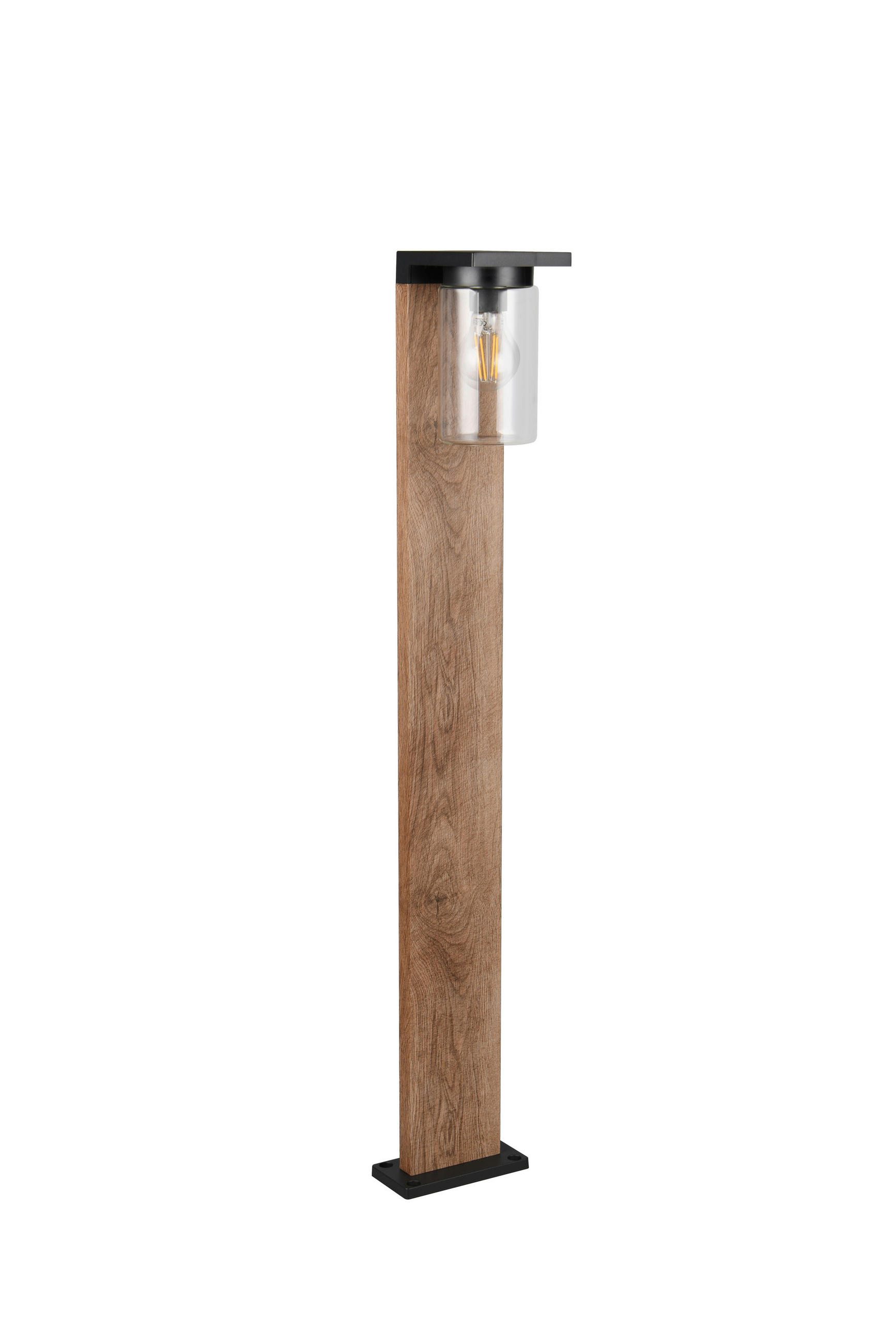WEGELEUCHTE - Klar/Braun, Design, Glas/Metall (16/17/100cm) - Trio Leuchten