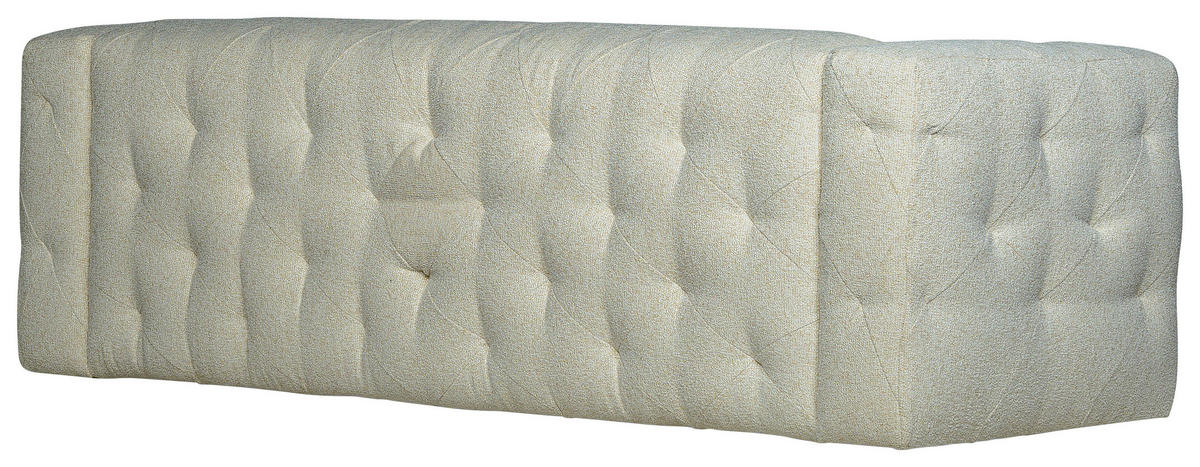 2,5-SITS SOFFA i beige  - beige, Klassisk, metall/trä (232/78/112cm) - Niels Andersson