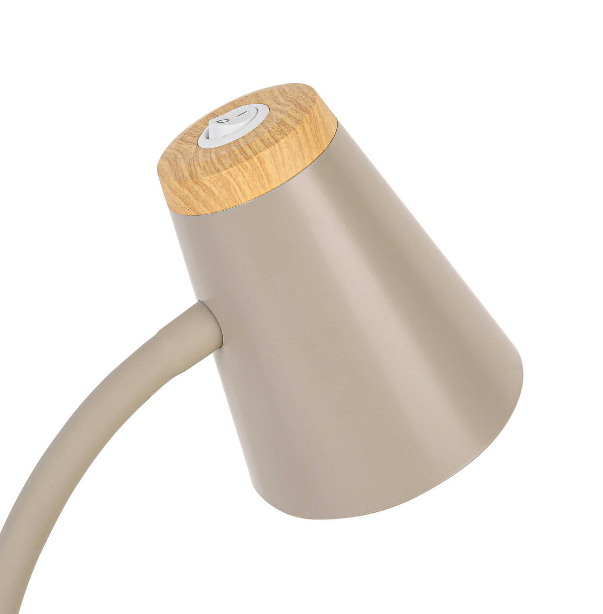 LED SVJETILJKA ZA PISAĆI STOL  - boje hrasta/boje pijeska, Design, metal/plastika (42/13,2/13,2cm) - Boxxx