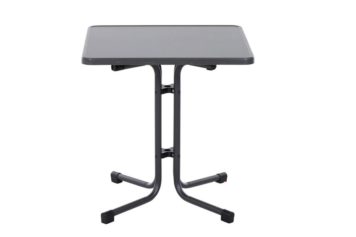 GARTENGARNITUR 3-teilig  - Grau, Basics, Holzwerkstoff/Kunststoff (70/80/70cm) - Siena Garden