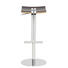 BARHOCKER in Braun, Chromfarben - Chromfarben/Braun, Design, Leder/Holz (36/54-82/34cm) BARHOCKER in Braun, Chromfarben - Chromfarben/Braun, Design, Leder/Holz (36/54-82/34cm)