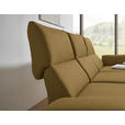 ECKSOFA  in Flachgewebe Schilfgrün  255-365/175-224 cm  - Schilfgrün/Schwarz, Design, Textil/Metall (255-365/175-224cm) - Dieter Knoll