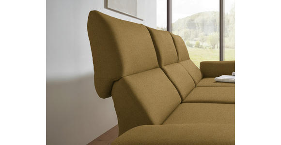 ECKSOFA  in Flachgewebe Schilfgrün  255-365/175-224 cm  - Schilfgrün/Schwarz, Design, Textil/Metall (255-365/175-224cm) - Dieter Knoll