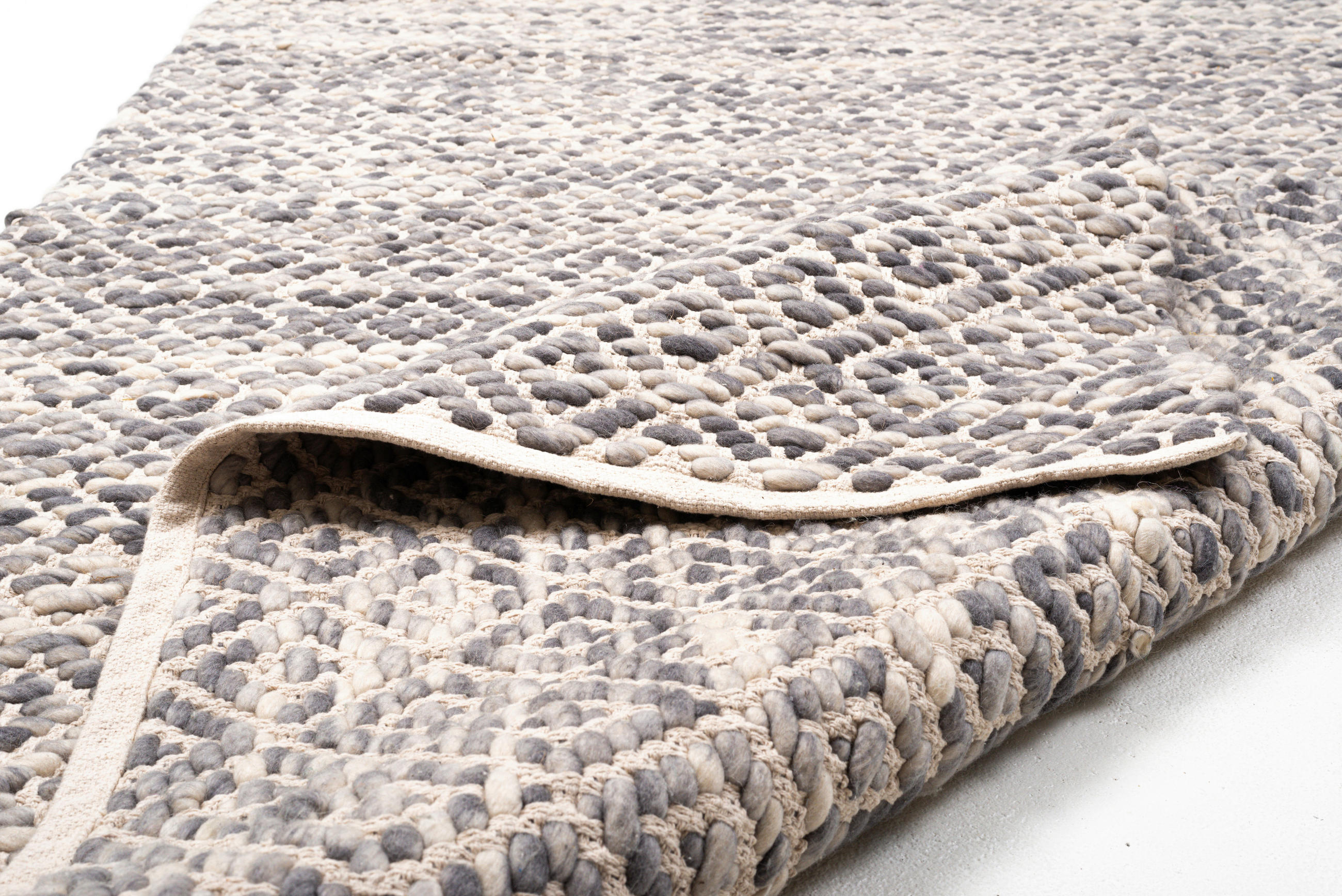 HANDWEBTEPPICH 160/230 cm  - Grau, Basics, Textil (160/230cm) - Tom Tailor