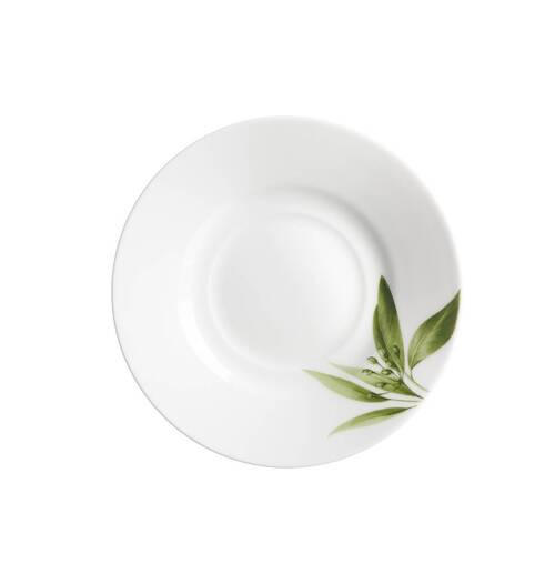 PODŠÁLEK porcelán keramika  - bílá/zelená, Konvenční, keramika (15/15/2cm) - Ritzenhoff Breker